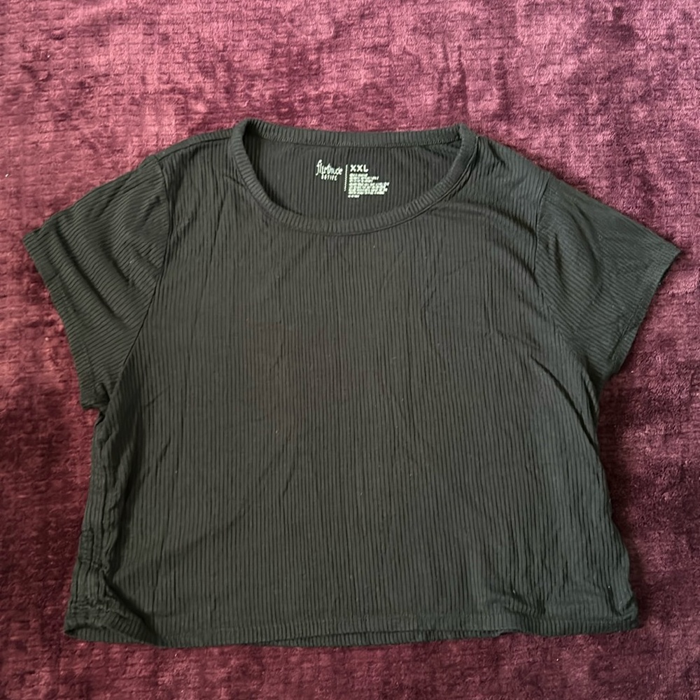 flirtiude active black shirt